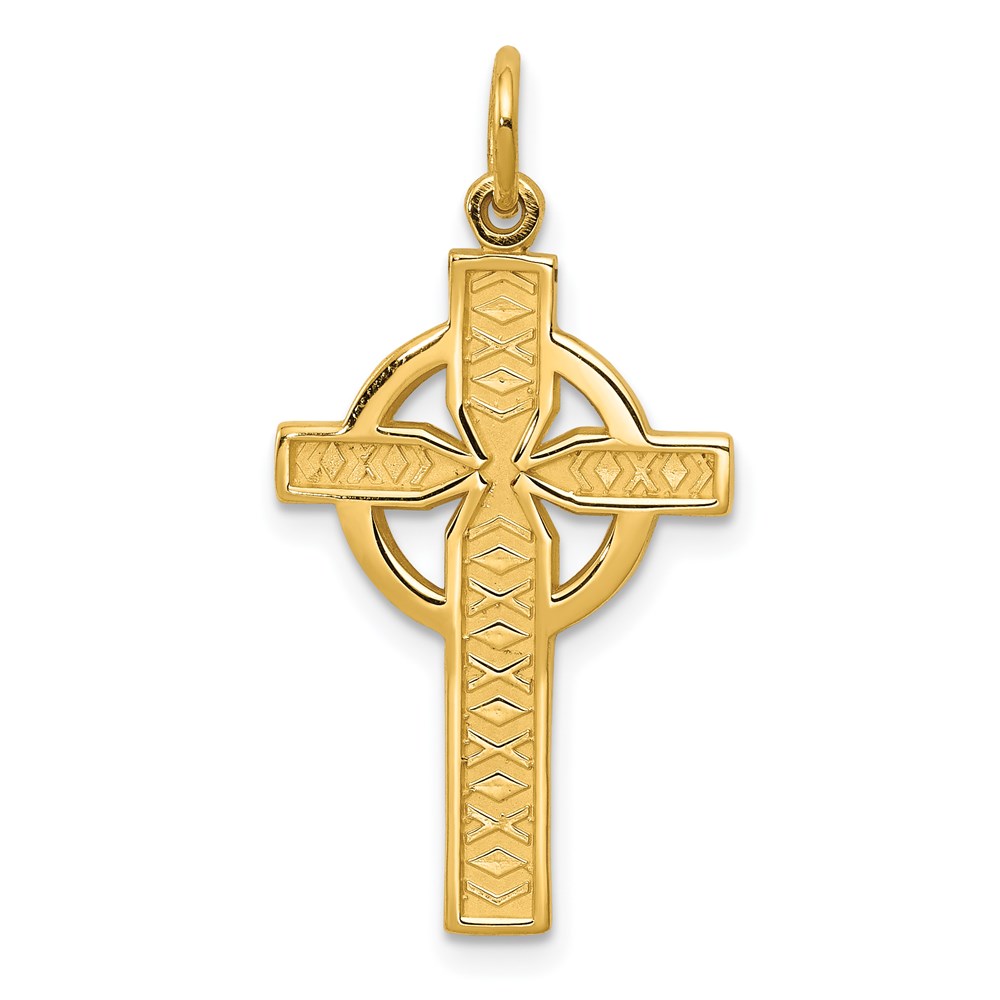 C1460.jpg 14k Celtic Cross Pendant - Image 1