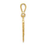 14k Reversible FOR MY DAUGHTER / YOU ARE MY PRIDE AND JOY Heart Charm - Image 2