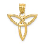 14k Trinity Symbol Charm