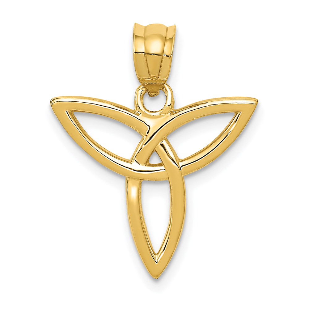 C1733.jpg 14k Trinity Symbol Charm - Image 1