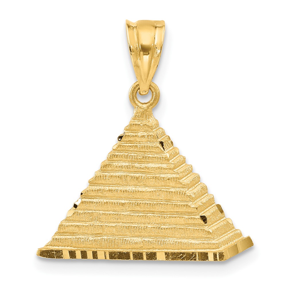 C1807.jpg 14k Pyramid Charm - Image 1