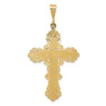 14k Fleur De Lis Cross Pendant - Image 4