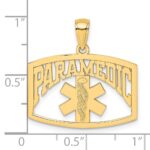 14k Cut-Out PARAMEDIC Charm - Image 3