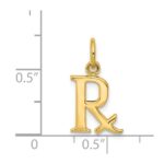 14k Prescription Symbol RX Charm - Image 4