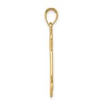 14k Solid Polished Dog Bone Charm - Image 2