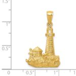 14k Lighthouse Pendant - Image 4
