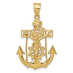 14k Mariners Cross Pendant