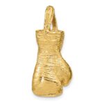 14K Hollow Polished 3-D Large Boxing Glove Pendant - Image 3