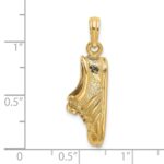 14k Polished Track Shoe Charm - Image 3