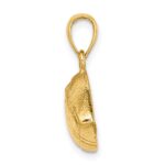 14k Polished Open-Backed Football Charm - Image 2