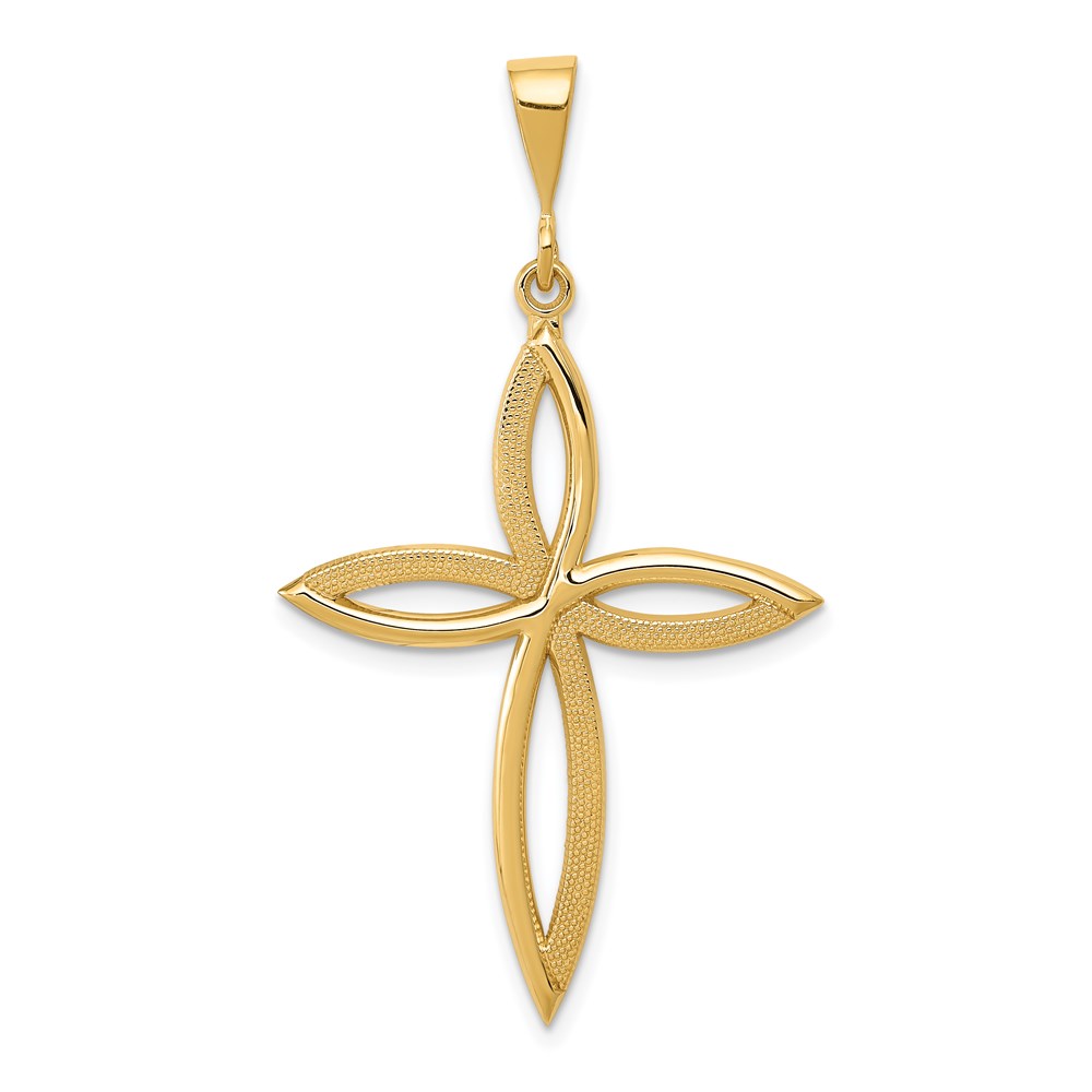 C2713.jpg 14k Passion Cross Pendant - Image 1