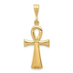 14k Egyptian Ankh Cross Pendant - Image 4