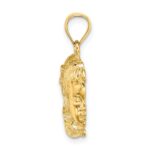 14k Girl Head Charm - Image 2