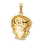 14k Boy Head Charm - Image 3