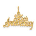 14k 25th ANNIVERSARY Charm