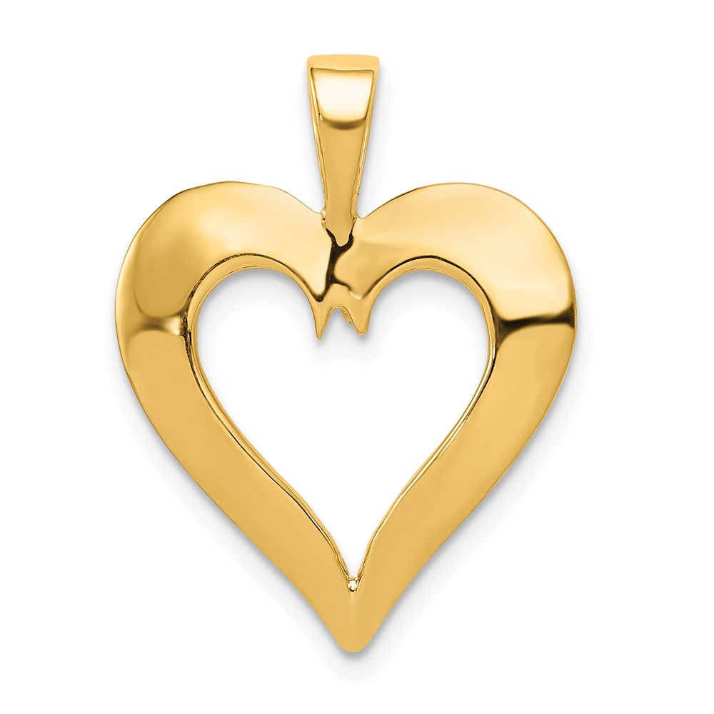 C289.jpg 14K Polished Heart Pendant - Image 1