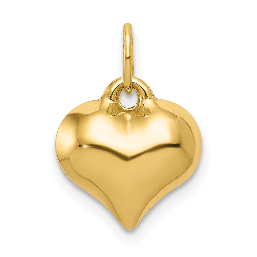 C2907.jpg 14K Polished 3-D Puffed Heart Pendant - Image 1