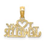 14k I HEART MY JEWELER Charm - Image 4