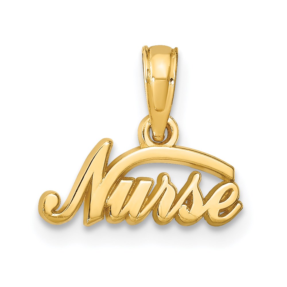 C2963.jpg 14k NURSE Pendant - Image 1