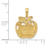 14k NEW YORK City Skyline in Apple Pendant - Image 4