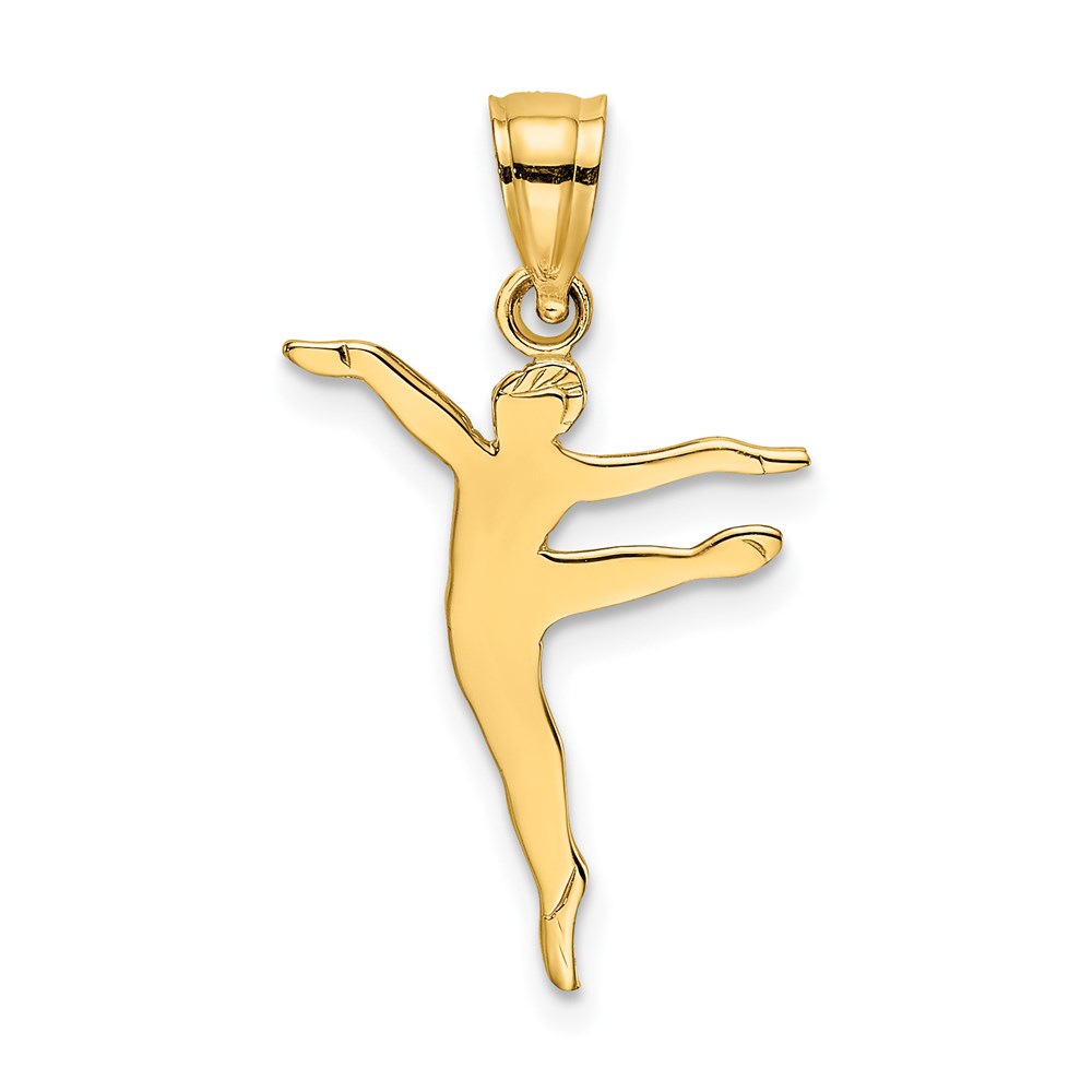 C3129.jpg 14k Polished Dancer Charm - Image 1