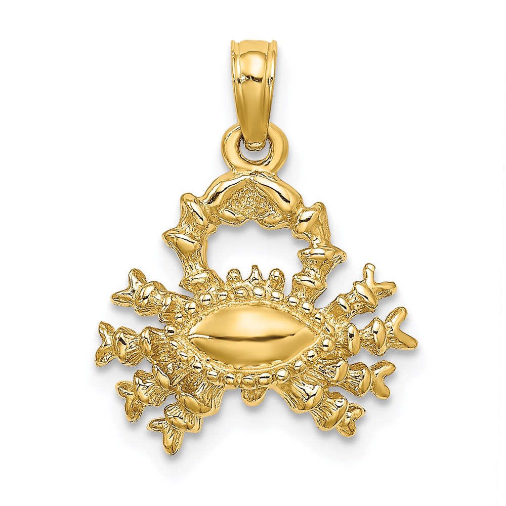 C3146.jpg 14k 3-D Cancer Zodiac Charm - Image 1