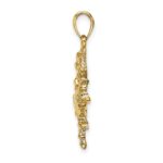 14k Large Cancer Zodiac Charm - Image 2