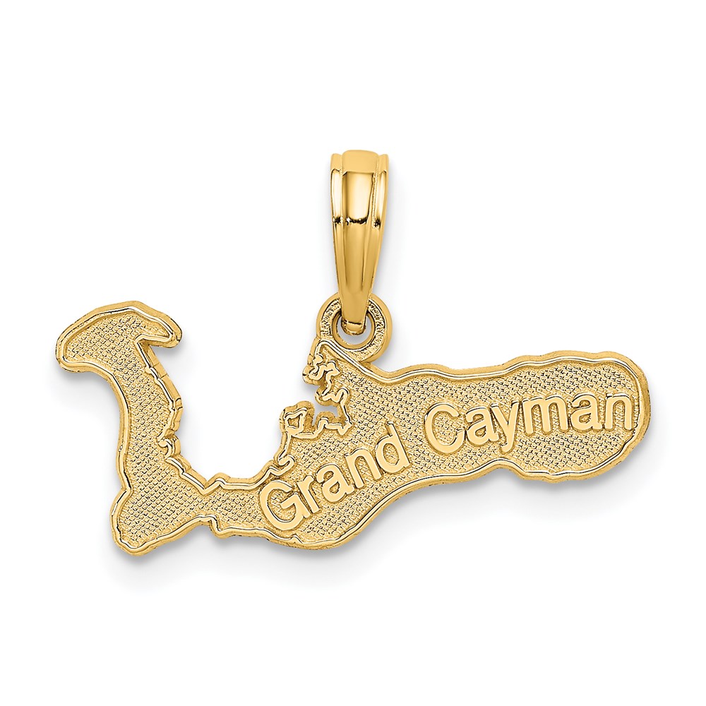 C3246.jpg 14k GRAND CAYMAN Island Map Charm - Image 1