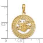 14k PUERTO RICO with Frog Pendant - Image 4