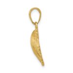 14k Scallop Shell Pendant - Image 2