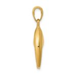 14K 3-D Moveable Stone Crab Claw Pendant - Image 2