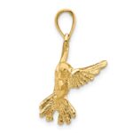 14k Hummingbird Pendant - Image 2