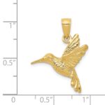 14k Hummingbird Pendant - Image 3