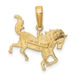 14k Horse Pendant - Image 4