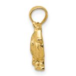 14k Collie Dog Pendant - Image 2