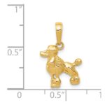 14k Poodle Dog Pendant - Image 3