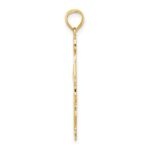 14k Cheerleader with Hand on Head Charm - Image 2