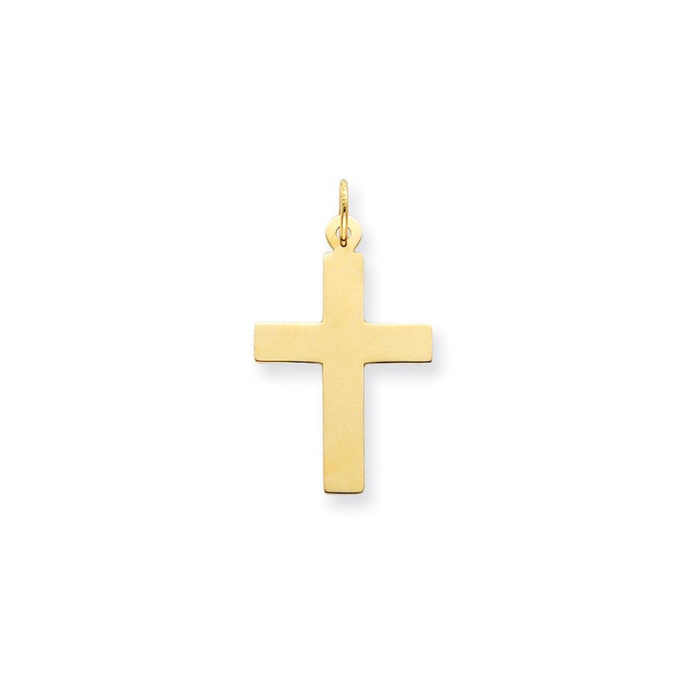 C3602.jpg 14k Polished Cross Charm - Image 1