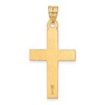 14K Polished Cross Charm - Image 3