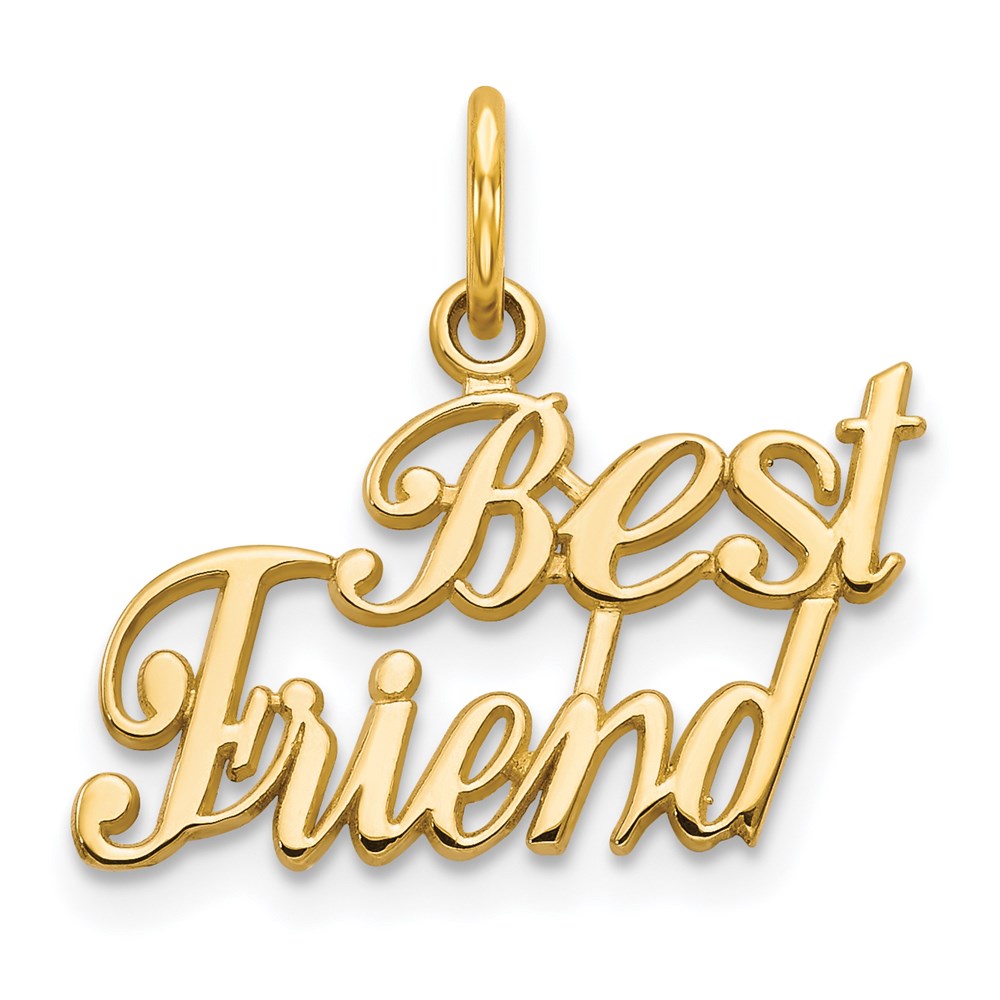 C378.jpg 14k BEST FRIEND Charm - Image 1