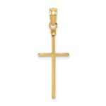 14k Polished Cross Pendant