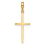 14k Polished Cross Pendant