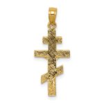 14k Eastern Orthodox Crucifix Charm - Image 4
