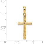 14k Latin Cross Pendant - Image 4