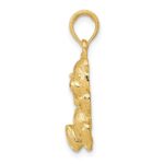 14k Teddy Bear Pendant - Image 2