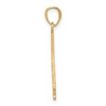 14k CALIFORNIA State Map Pendant - Image 2