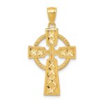 14k Celtic Cross Pendant