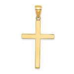 14K Solid Reversible Latin Cross Pendant