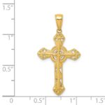 14K Fancy Iona Cross Pendant - Image 4