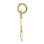 14k Polished and Textured Masonic Symbol Charm - Image 2